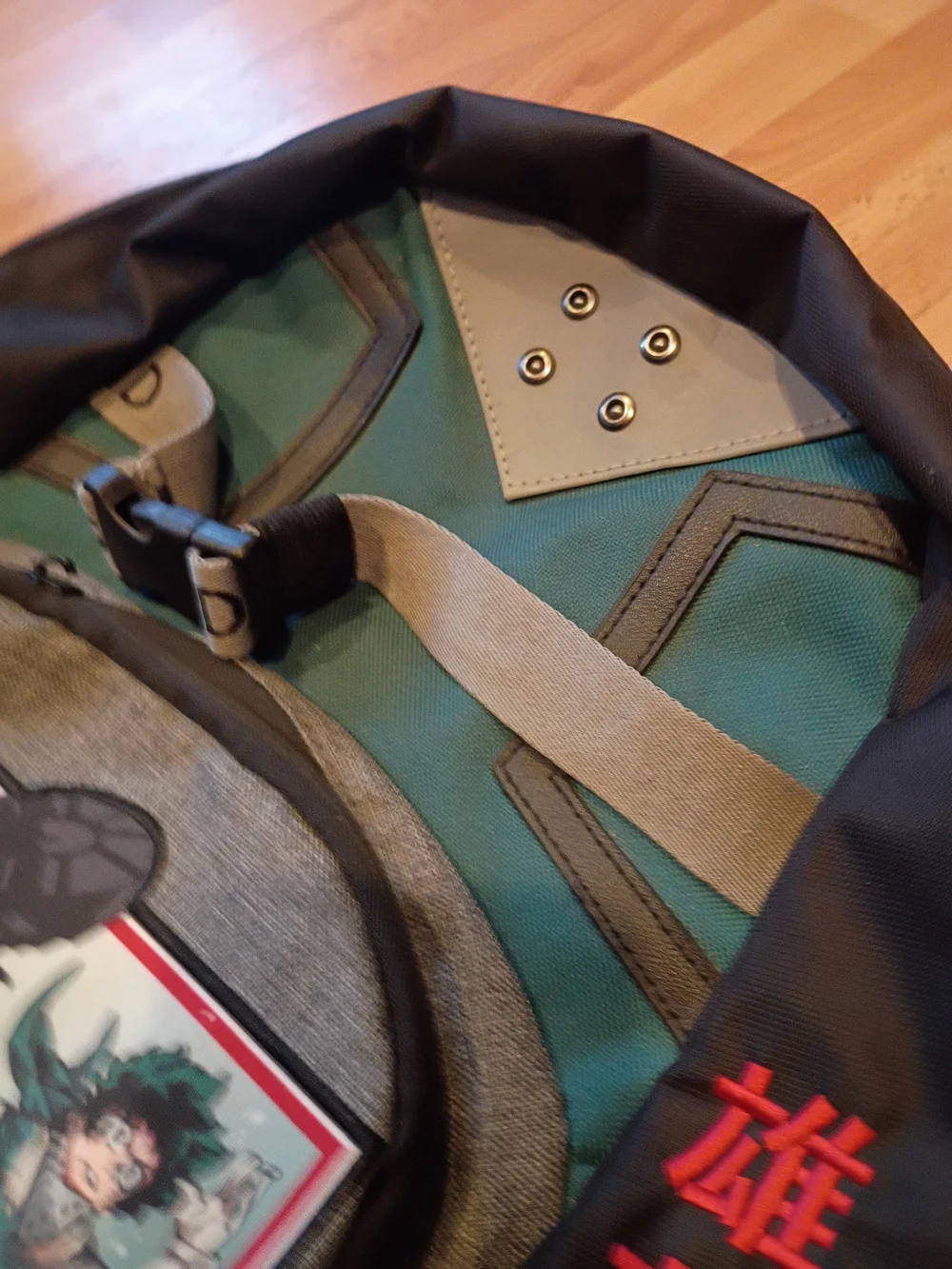 My Hero Academia Deku Costume Built Up Backpack Anime